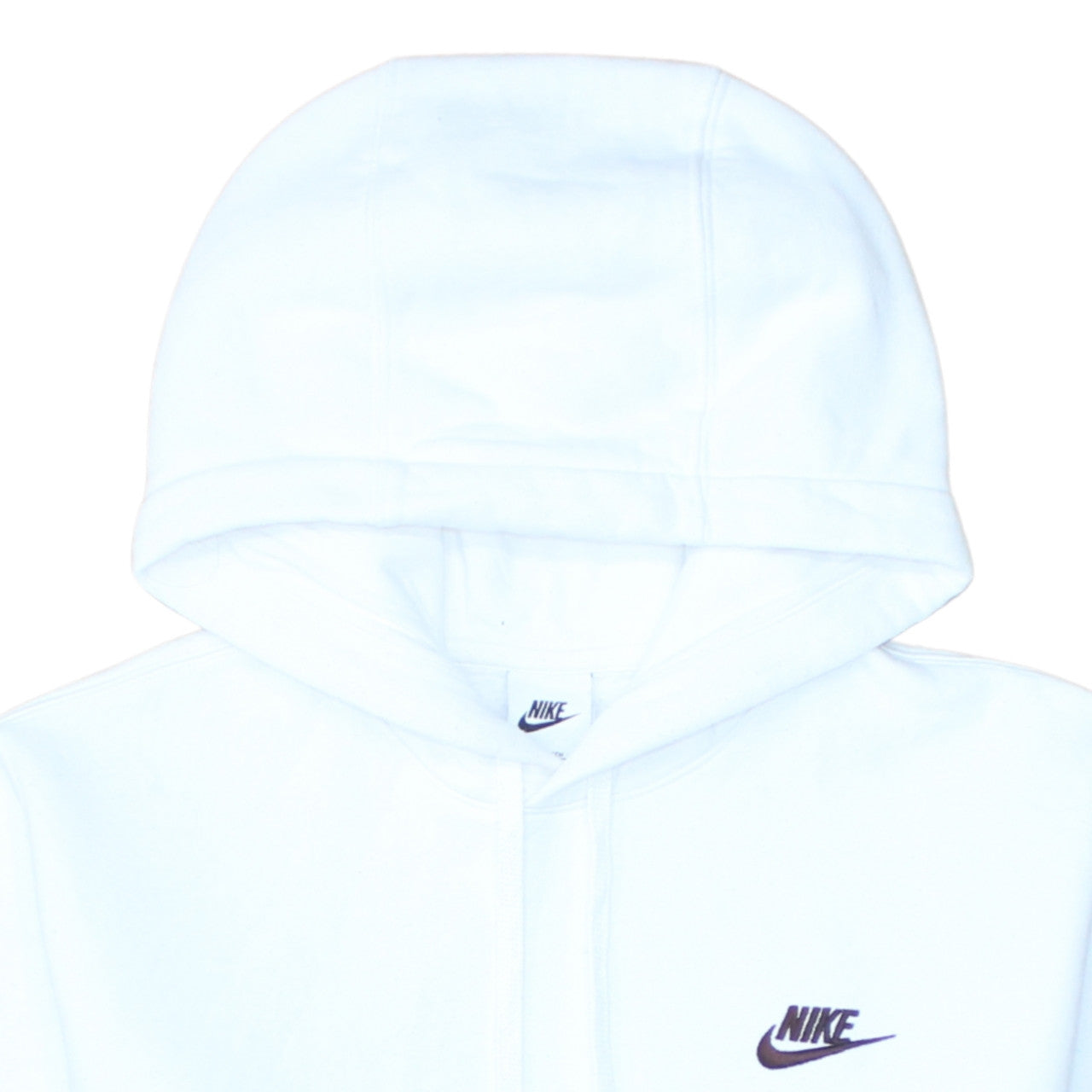 Mens UK Size XS Nike White Pullover Hoodie