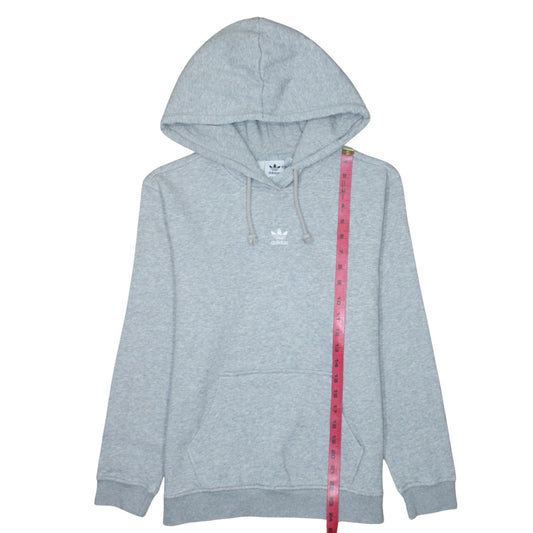 Womens UK Size 8 adidas Grey Pullover Hoodie