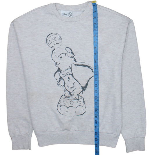 Womens UK Size 2XS Disney Grey Pullover Sweatshirt