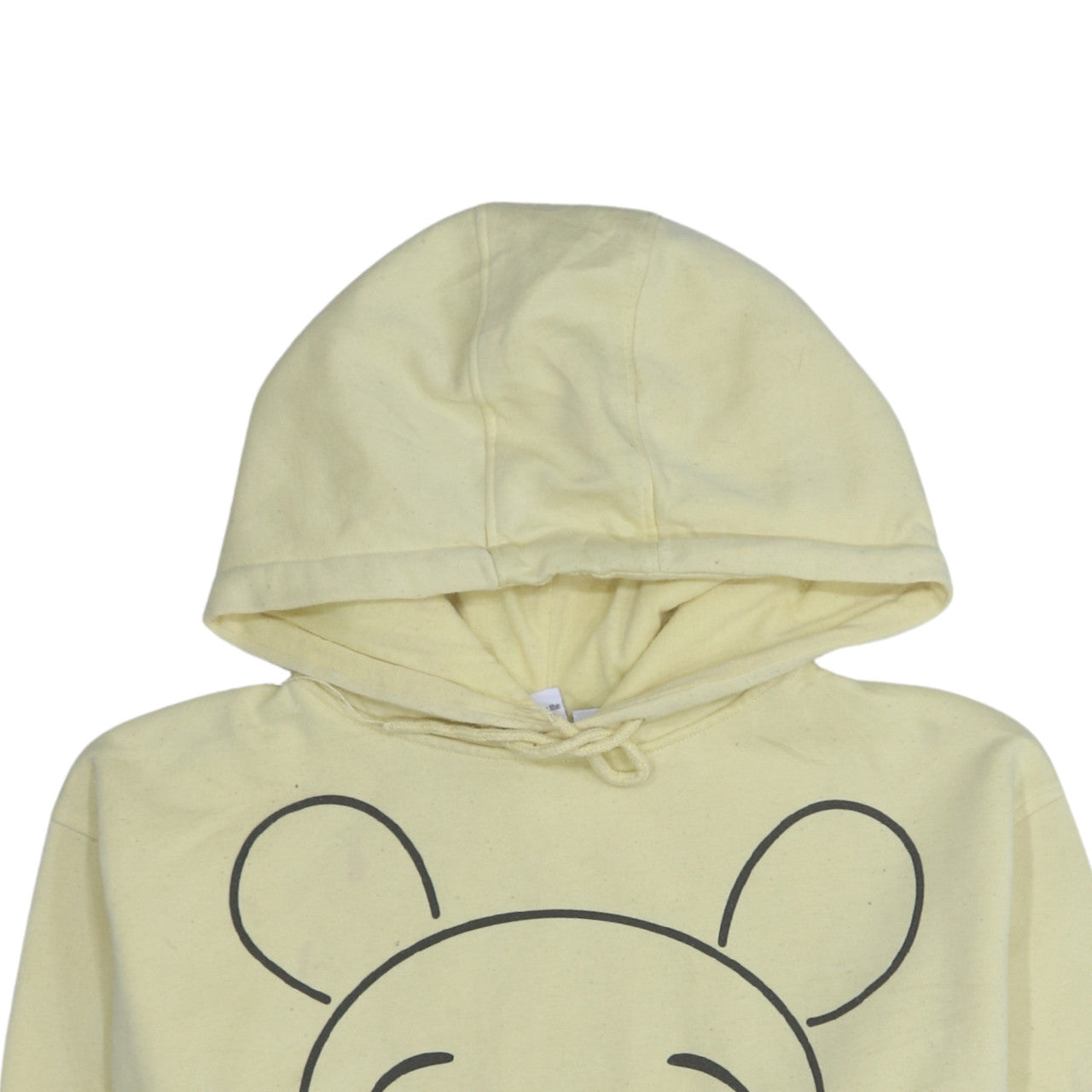 Womens UK Size S Disney Yellow Pullover Hoodie