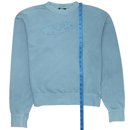 Womens UK Size XS Nike Blue Pullover Sweatshirt