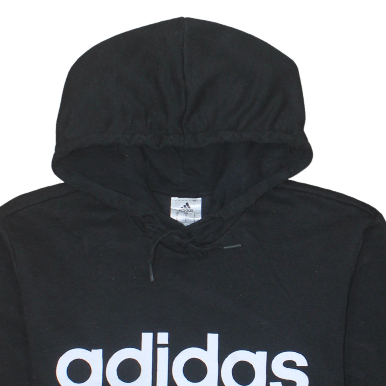 Mens UK Size S adidas Black Pullover Hoodie