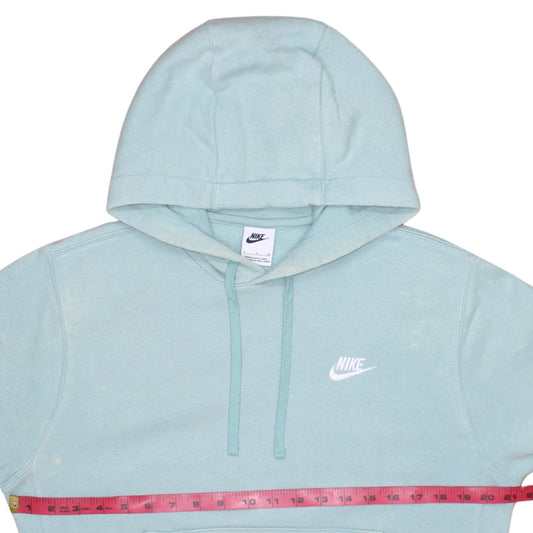 Womens UK Size S Nike Blue Pullover Hoodie