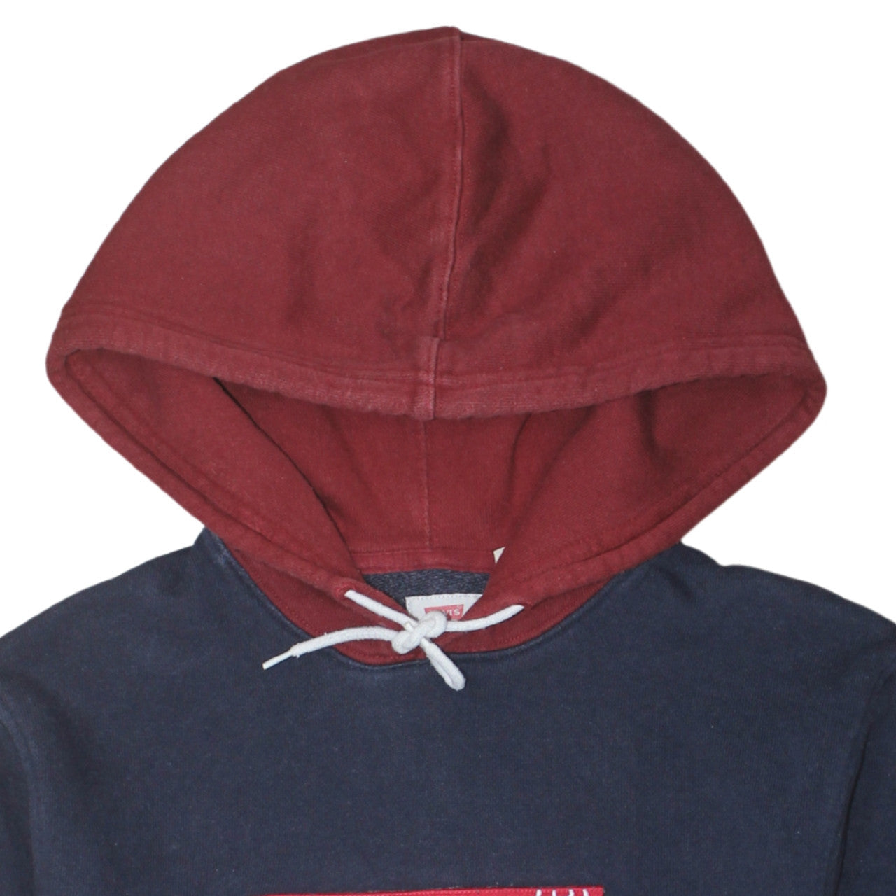 Mens UK Size M Levi's Blue Pullover Hoodie