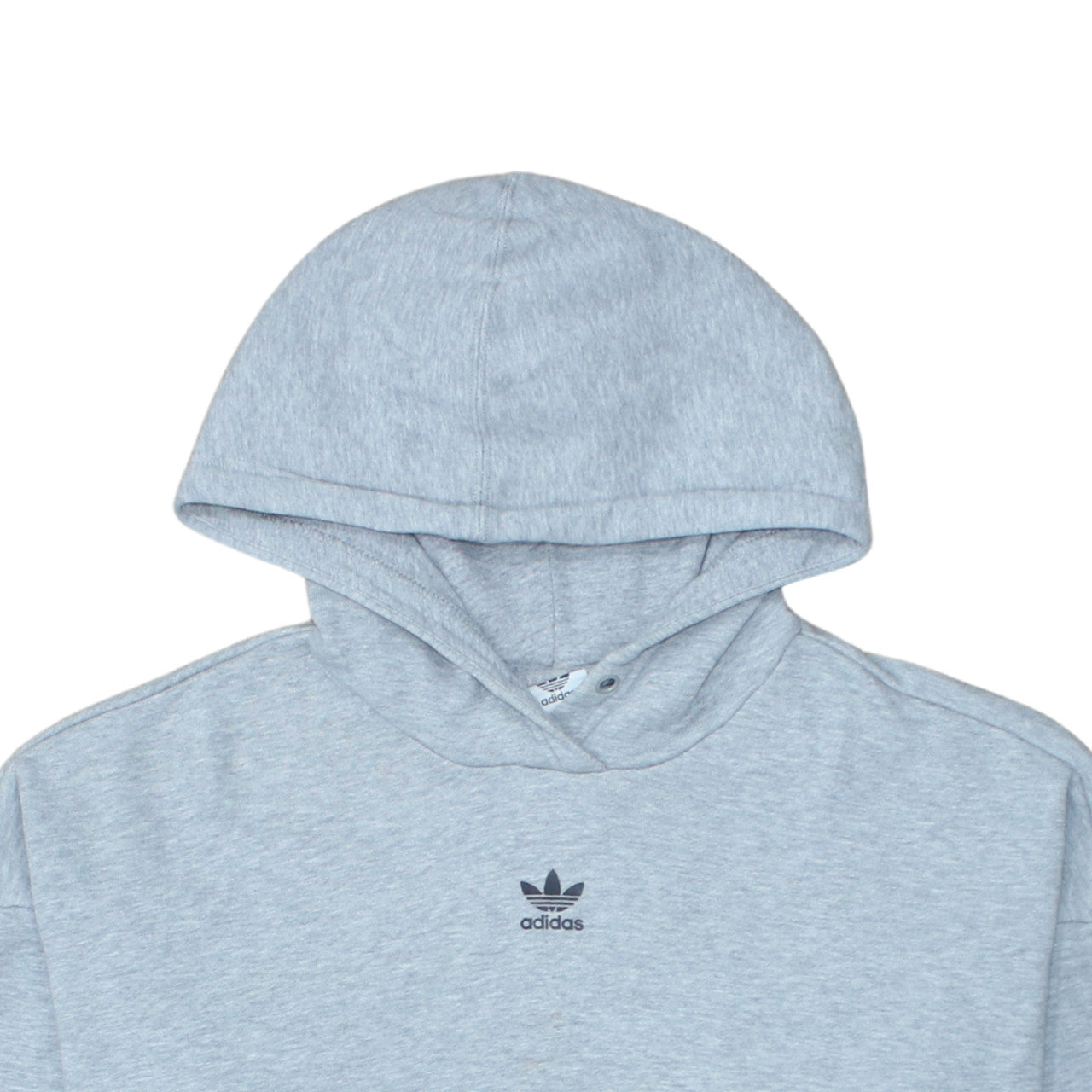 Womens UK Size 12 adidas Grey Pullover Hoodie