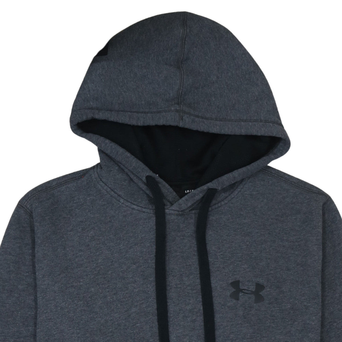 Mens UK Size L Under armour Grey Pullover Hoodie