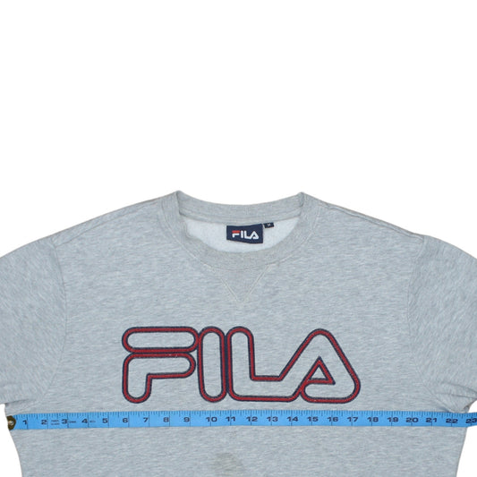 Mens UK Size M FILA Grey Pullover Sweatshirt