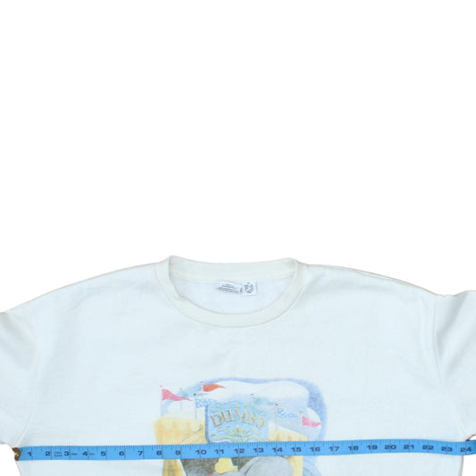 Womens UK Size XS Disney White Pullover Sweatshirt