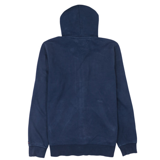 Mens UK Size L Tommy Hilfiger Blue Full Zip Hoodie