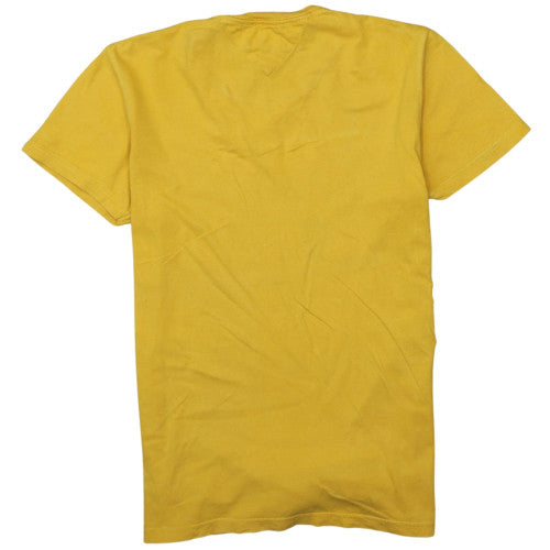 Mens UK Size S Tommy Jeans Yellow T-Shirt