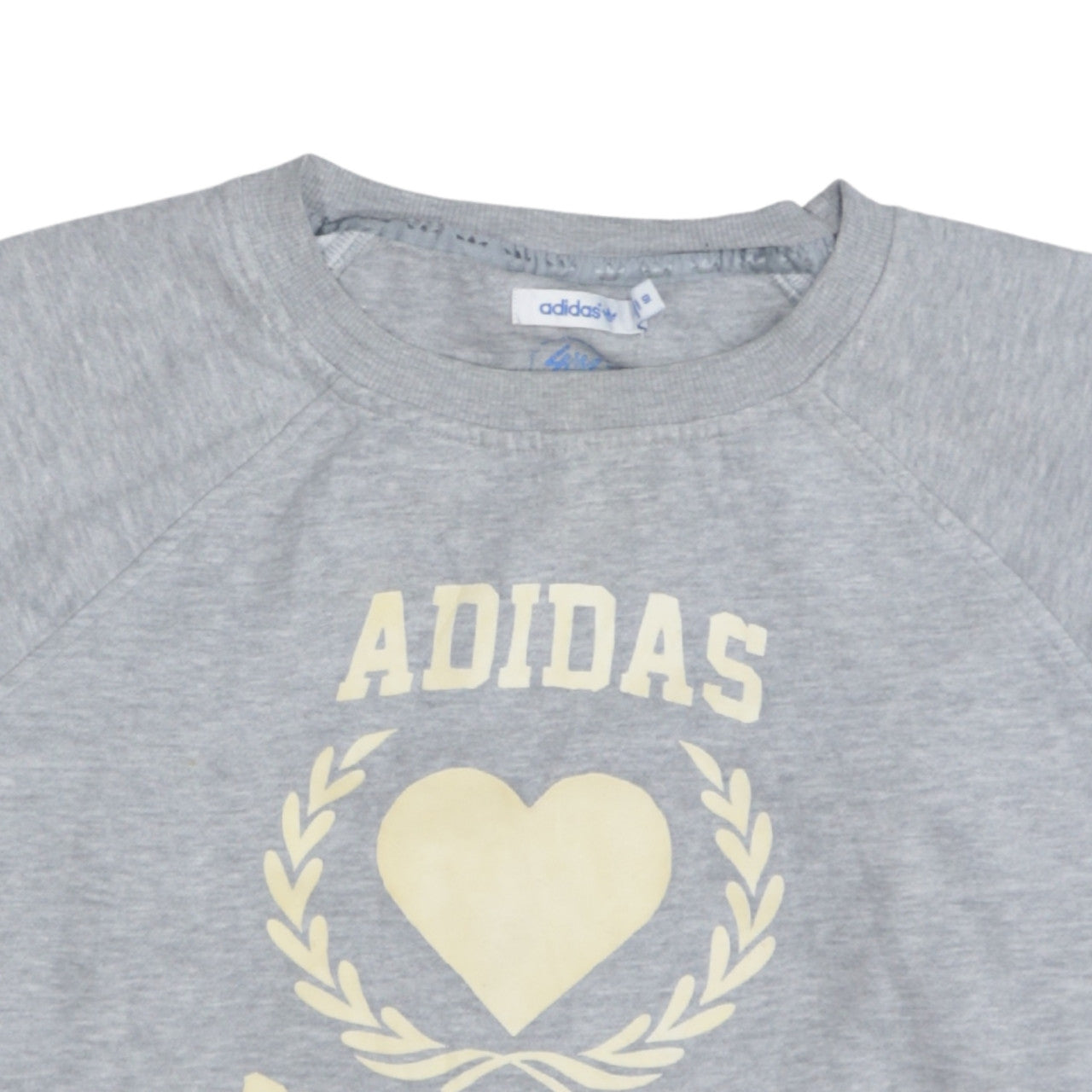 Womens UK Size 12 adidas Grey Pullover Sweatshirt