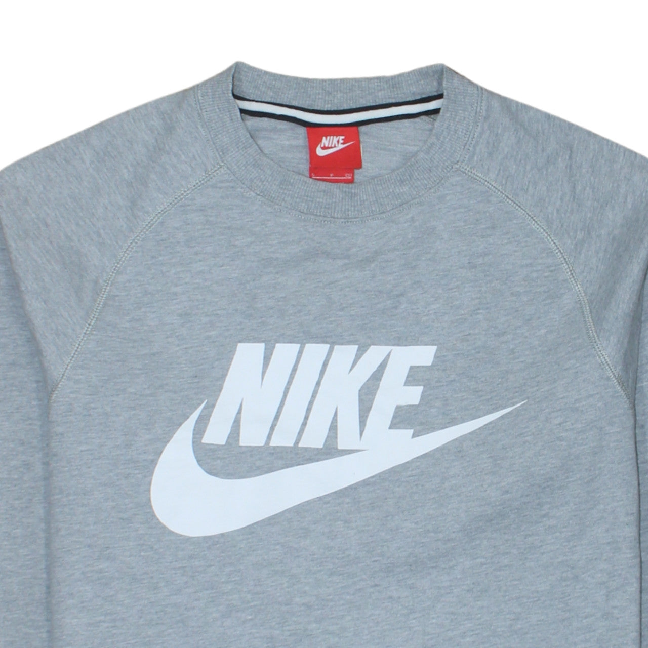 Mens UK Size S Nike Grey Pullover Sweatshirt