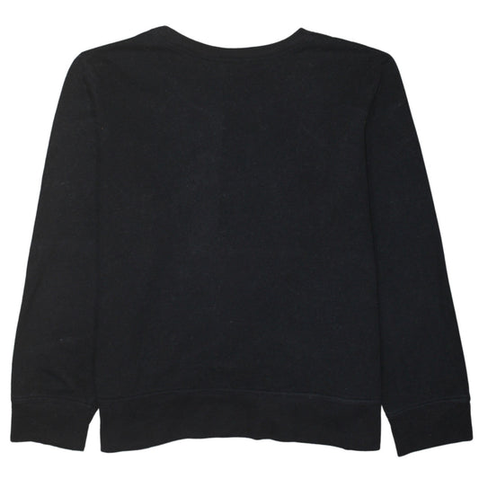 Womens UK Size XL Gap Black Pullover Sweatshirt