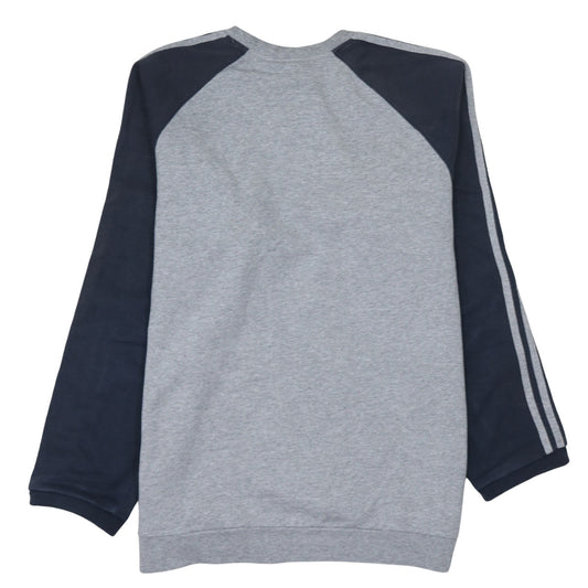 Mens UK Size L adidas Grey Pullover Sweatshirt