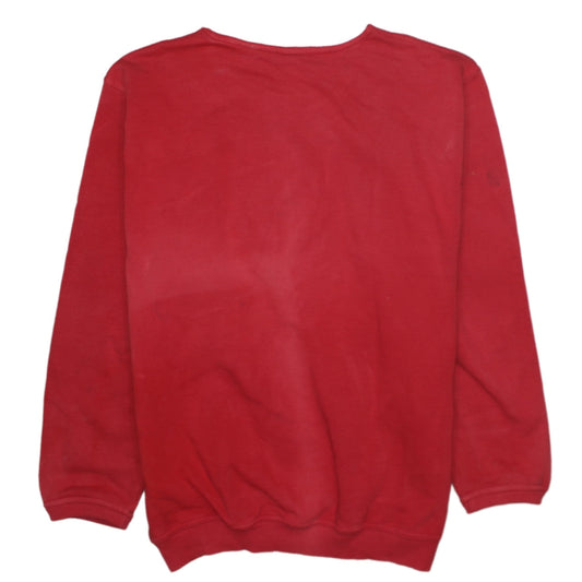 Mens UK Size S FILA Red Pullover Sweatshirt
