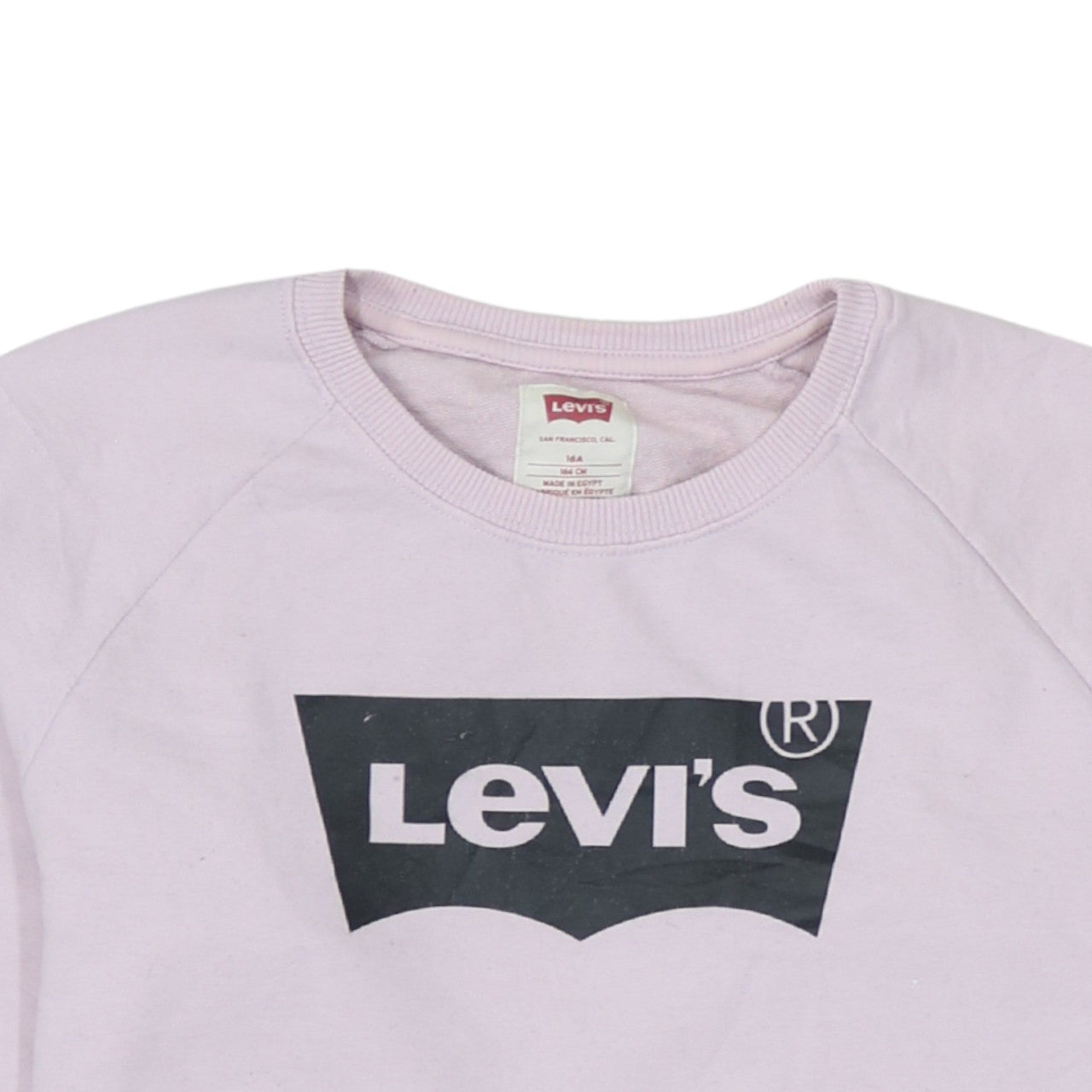 Womens UK Size 16 Levi's Pink Pullover Sweatshirt