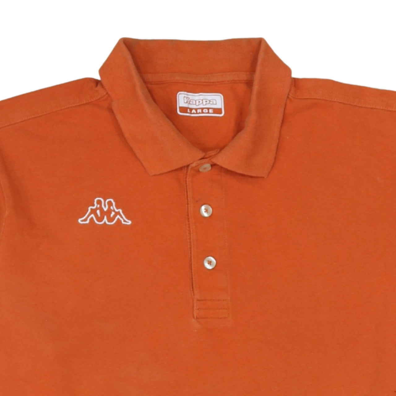 Mens UK Size L Kappa 100% Cotton Polo Shirt