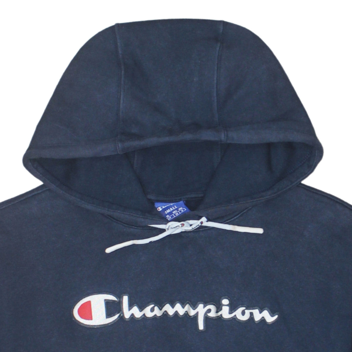 Womens UK Size S Champion Blue Pullover Hoodie