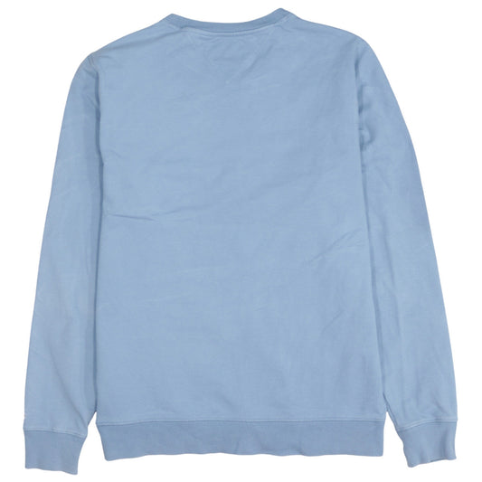 Mens UK Size M Tommy Jeans Blue Pullover Sweatshirt