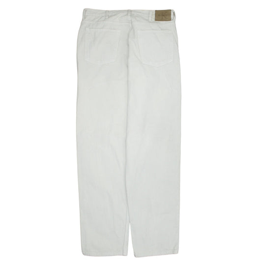 Mens UK Size 36 Calvin Klein Regular Fit Straight Beige Jeans