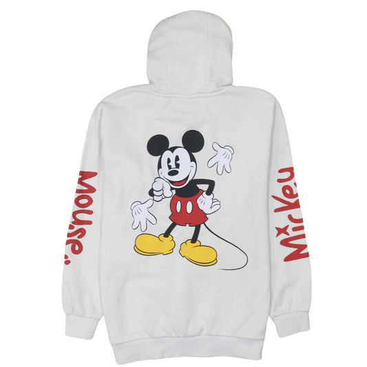 Boys UK Size 12-13 Years Disney White Pullover Hoodie