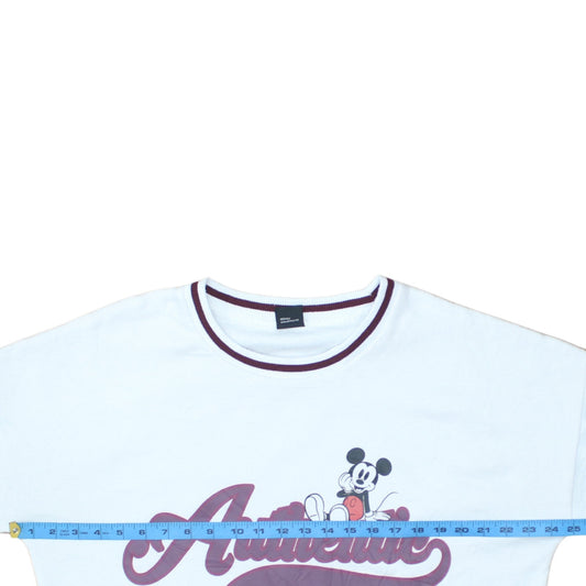Womens UK Size L Disney White Pullover Sweatshirt