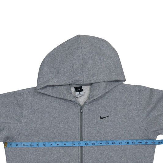 Mens UK Size M Nike Grey Full Zip Hoodie
