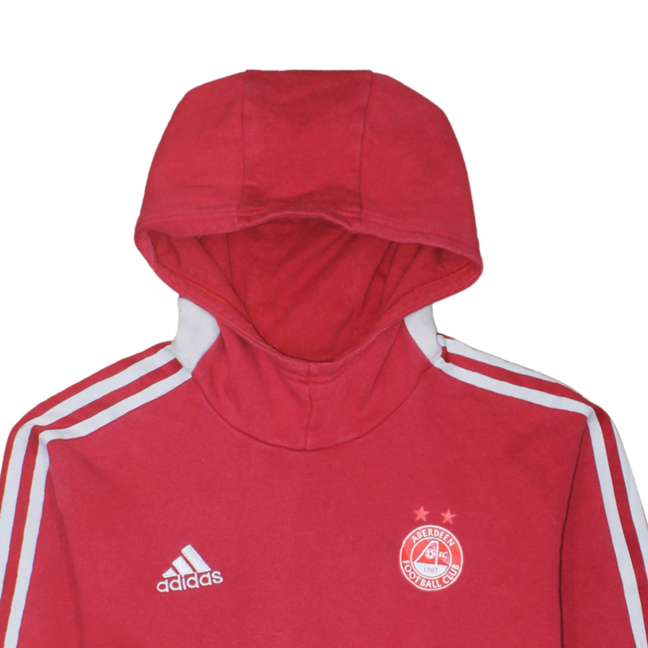 Mens UK Size M adidas Red Pullover Hoodie
