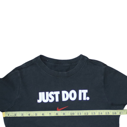 Boys UK Size 12 Years Nike Black Basic T-Shirt