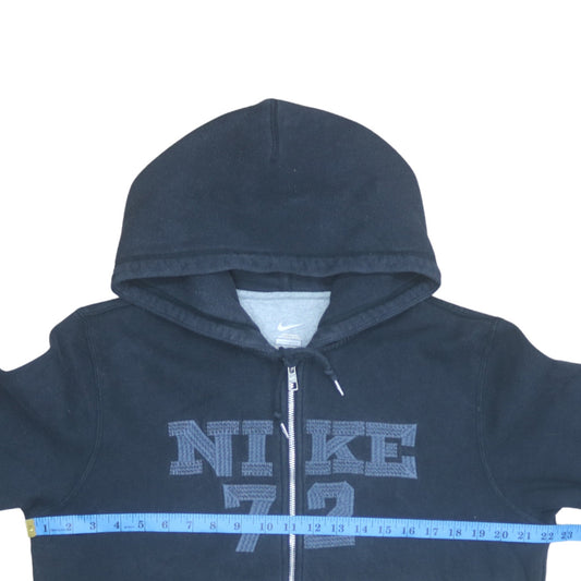 Mens UK Size M Nike Black Full Zip Hoodie