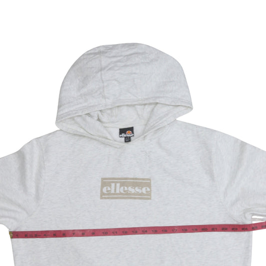Womens UK Size 14 ellesse Beige Pullover Hoodie