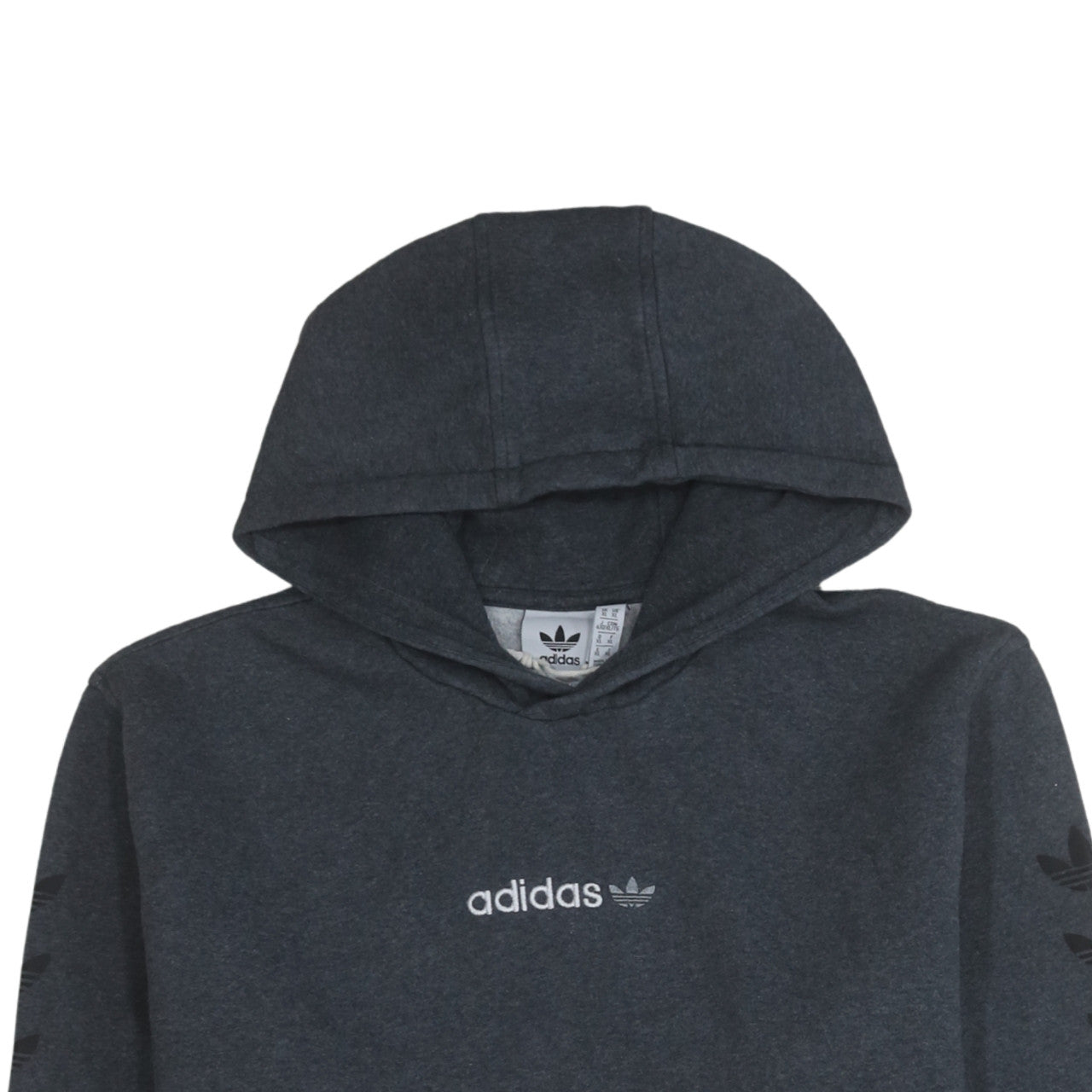 Mens UK Size XL adidas Grey Pullover Hoodie