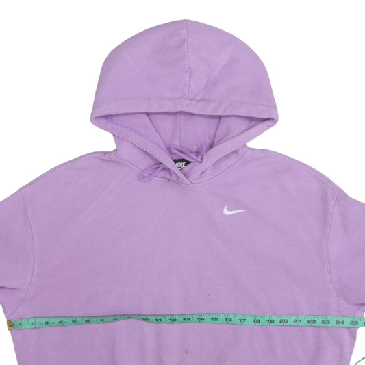 Womens UK Size M Nike Purple Pullover Hoodie