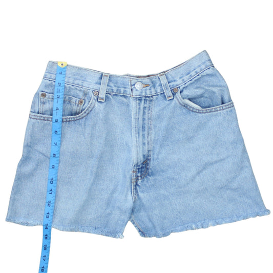 Womens UK Size M Levi's Relaxed Fit Cut-Off Shorts