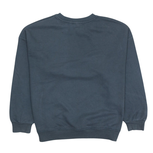 Back view of Disney Dumbo unisex grey pullover graphic sweatshirt, size S