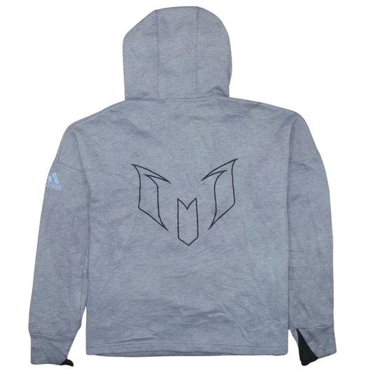 Boys UK Size 13-14 Years adidas Grey Pullover Hoodie
