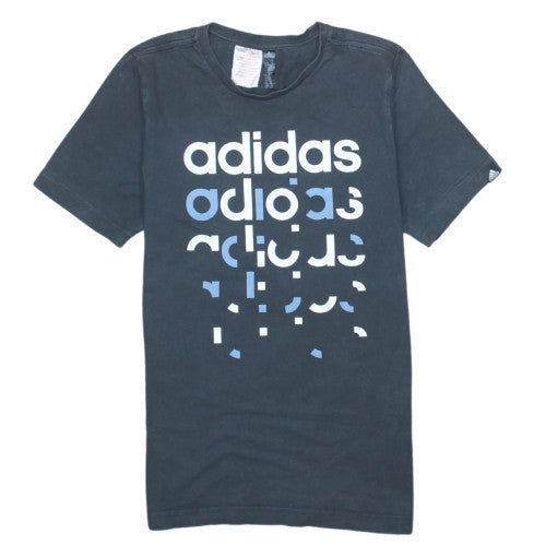 Boys UK Size 11-12 Years adidas Black Basic T-Shirt