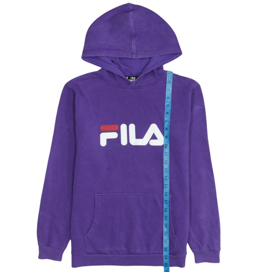 Boys UK Size 13-14 Years FILA Purple Pullover Hoodie