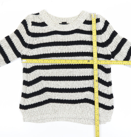 Womens UK Size XS H&M Black Pullover Jumper