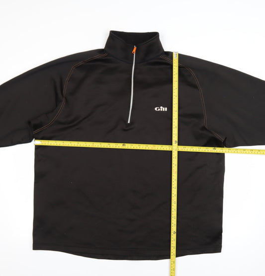 Mens UK Size XXL Gill Black Pullover Sweatshirt