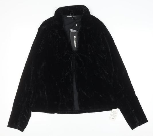 Womens UK Size 12 Threadbare Black Cardigan Jumper