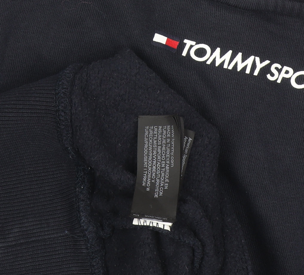 Mens UK Size M Tommy Sport Blue Pullover Jumper