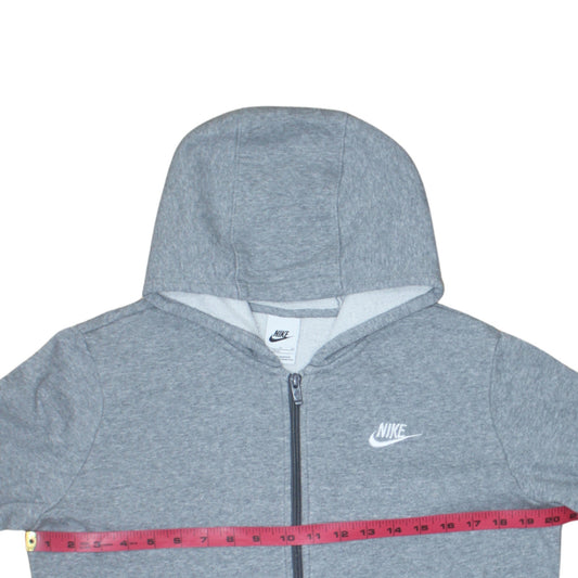 Boys UK Size XL Nike Grey Full Zip Hoodie