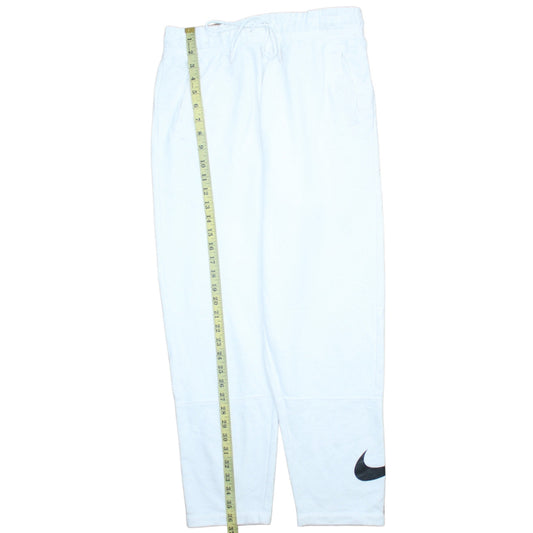 Mens UK Size M Nike Regular Fit Jogger White Trousers
