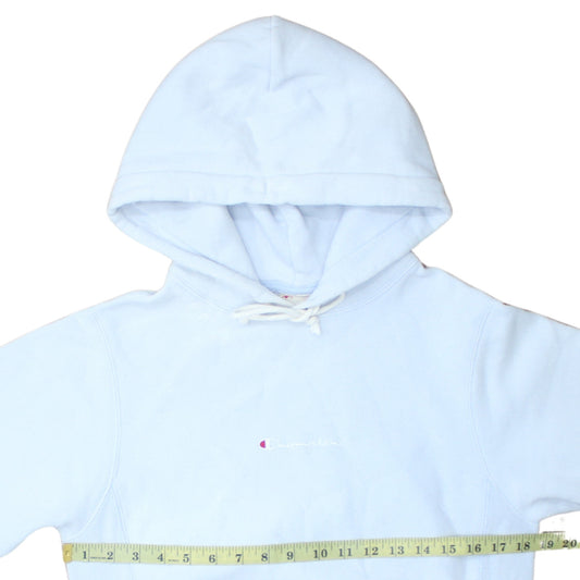 Mens UK Size XS Champion White Pullover Hoodie