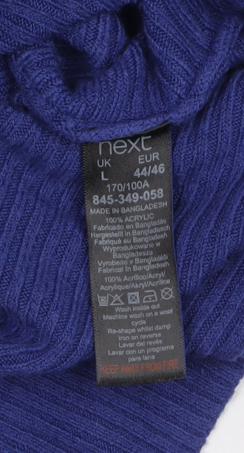 Womens UK Size L NEXT Blue Pullover Jumper