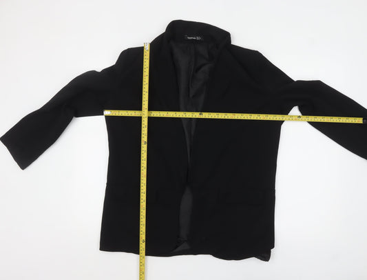 Womens UK Size 12 Boohoo Regular Black Blazer