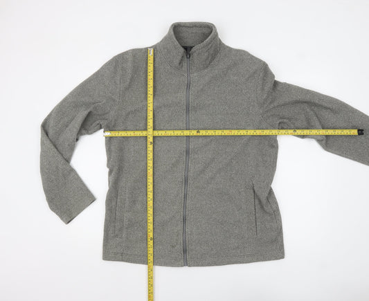 Regatta Mens Grey L Full Zip Fleece Jacket Polyester Outdoor
