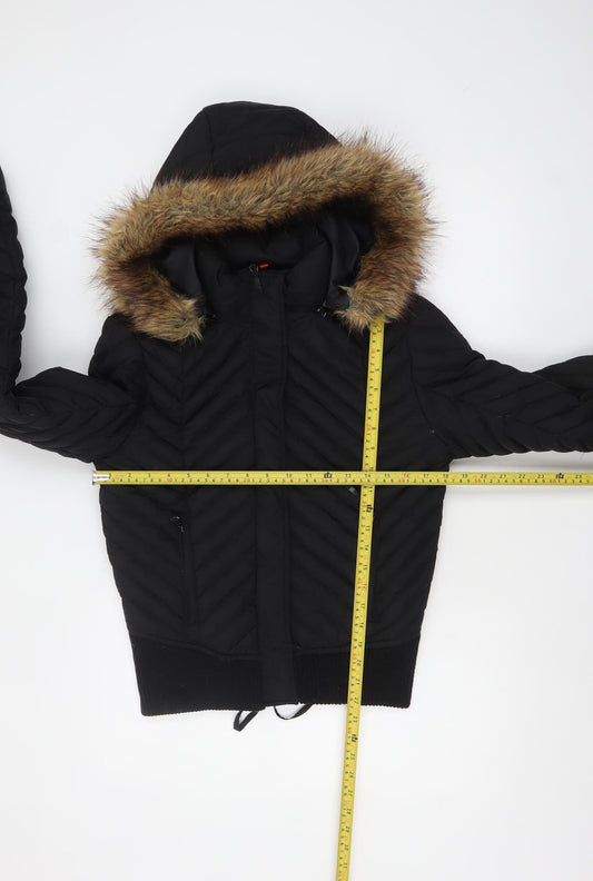 Womens UK Size M Dale Dressin Black Puffer Jacket