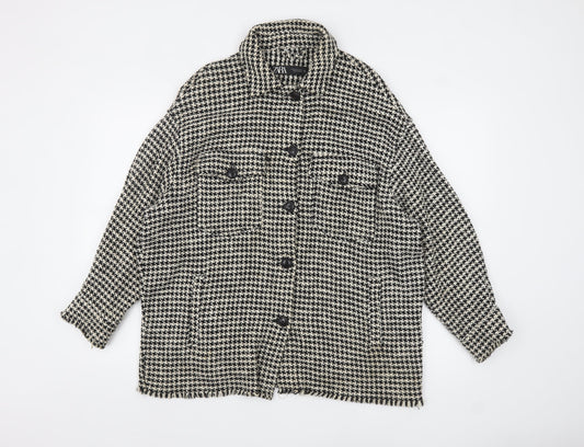 Womens UK Size 12 Zara Black Basic Jacket